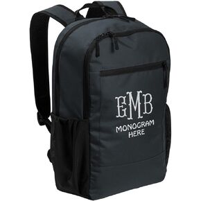 Printualist Personalized Daily Commute Business Backpacks, Black - Your Name - Customized Casual Computer Backpack for Business in Saudi Arabia