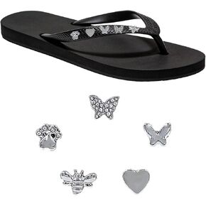 Cute Flip Flop Charms for Sandals Slipper Summer Women's Shoe Jewelry Pendant Accessories for 4mm Holes Decoration Charm Set in Saudi Arabia