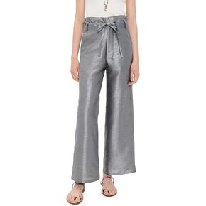 Chan Luu Women's Techno Dupioni Straight Leg Pants in Saudi Arabia