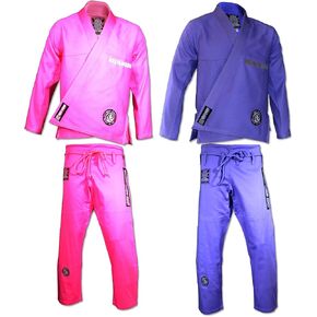 BRAND Womens Brazilian Jiu Jitsu Kimonos - Pink or Purple (Purple, F4) in Saudi Arabia