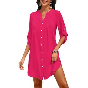 MODLILY Swim Cover Up for Women, Soft and Tummy Coverage Swim Beach Cover up, Swim Coverup for Women in Saudi Arabia