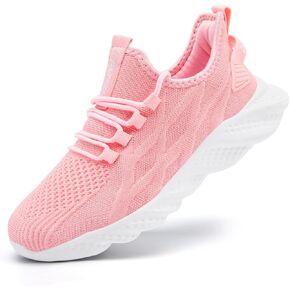 Women Walking Shoes Running Sneakers Tennis Slip on Work Non Slip Workout Gym Sports Athletic Lightweight Breathable Casual Fashion in Saudi Arabia