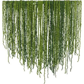 60 Pcs Hanging Moss Vines Faux Moss Garland for Decorating Artificial Amaranthus Hanging Flowers 59-62 Inch Fake Mossy Rope for Crafts Wedding Arch Floral Arrangment Wall Hanging Mantle Outdoor in Saudi Arabia