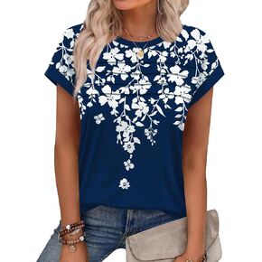 WEESO Womens Summer Tops Trendy 2026 Cap Sleeve T Shirts Crew Neck Pleated Front Beach Vacation Clothes Fashion in Saudi Arabia