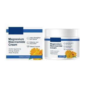 Magnesium & Niacinamide Cooling Relief Cream, Natural Plant Formula for Muscle Joint Low Back Neck Knee Foot Discomfort, Quick Absorb Non Greasy Skin Care Cream 4.230Z in Saudi Arabia