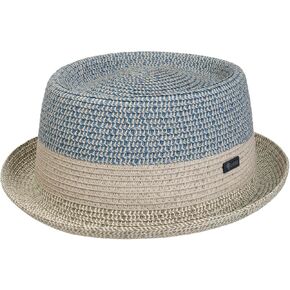 Lipodo Ennario Pork Pie Classic Straw Melange Travel in Italy Men Summer in Saudi Arabia
