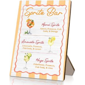 Lemonade Bar Sign, Wedding Lemon Drinks Wooden Stand Sign 5x7 Inch, Baby Bridal Shower Table Decor, Wedding Lemonade Signs for Reception Ceremony Home Party Tabletop Desk Decorations in Saudi Arabia