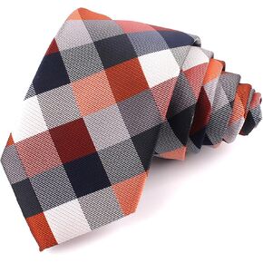 Skinny Plaid Ties for Men Women Youth 2.75 inch Modern Necktie for Business, Wedding, Prom, Graduation & Casual Wear in Saudi Arabia