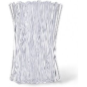 50 Pack 6 Inch Clear Plastic Luggage Tag Straps Loops, Transparent Name Tag Holders Worm Loops for ID Cards Badge Luggage Bags, Straps Only in Saudi Arabia