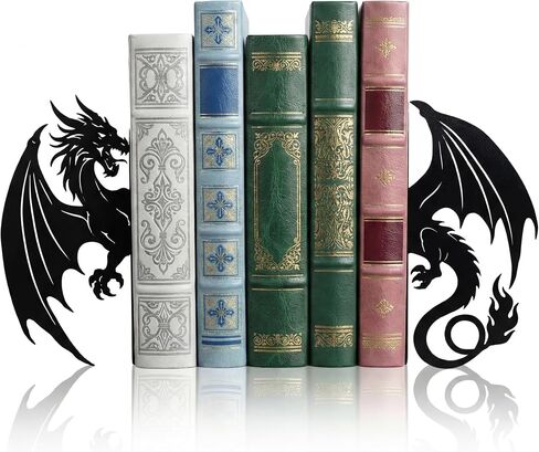 Hicarer الفراشة المعدنية الدفتين الدفتين الفراشة لطيف الكتاب ينتهي للرفوف ديكور المنزل مكتب مكتب رف الكتب هدية لعشاق القراءة الأسرة in Kuwait