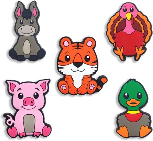 Animals Shoe Charms Shoe Decoration Adults Teens Women Men with Buttons for Clog in Saudi Arabia