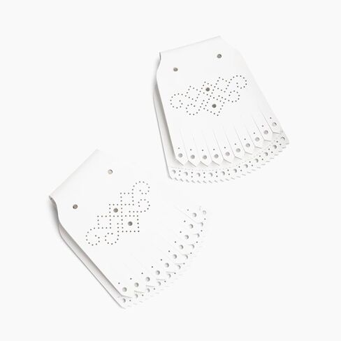 قطعتان من أحذية NOWNIN Kilties لأحذية الجولف، أحذية Brogue Oxfords Loafers | تصميم شراشيب فاخر. يناسب أحذية أكسفورد والأحذية بدون كعب. ملحق DIY لتخصيص الأحذية. مثالي للجولف والملابس الكاجوال in Kuwait