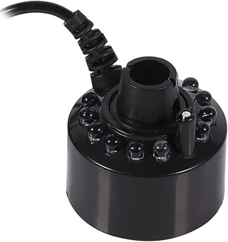 24V Color Changing Humidifier Ultrasonic Mist Maker Water Pond Atomizer Air Humidifiers 12 LED in Kuwait