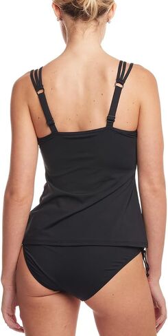 LASCANA Women’s Two-Tone Tankini Top – Stylish Underwire Swimwear with Support in Kuwait