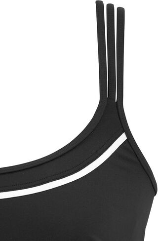 LASCANA Women’s Two-Tone Tankini Top – Stylish Underwire Swimwear with Support in Kuwait