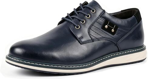 Coramtty Men's Business Casual Oxford Shoes Comfortable Dress Formal Derby Sneakers Arch Support for All Day Wear in Saudi Arabia