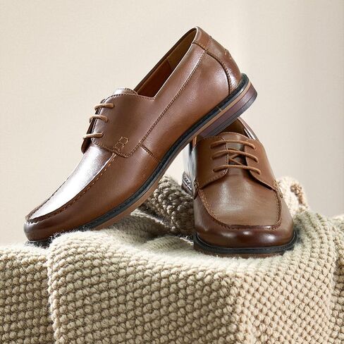 Men's Lace-Up Dress Shoes, Faux Leather Classic Style for Daily Commuting and Casual Occasions D02 in Kuwait