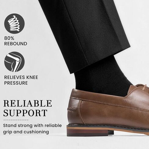 Men's Lace-Up Dress Shoes, Faux Leather Classic Style for Daily Commuting and Casual Occasions D02 in Kuwait