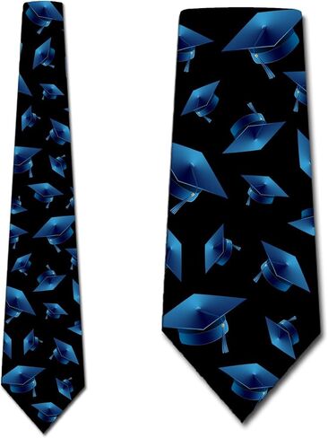 Three Rooker Graduation Ties Mens Graduation Cap Necktie Celebration Tie in Kuwait