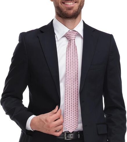 Castle Fairy Polka Dots Men's Tie Fashion Simple Novelty Necktie for Party Wedding Holiday in Kuwait