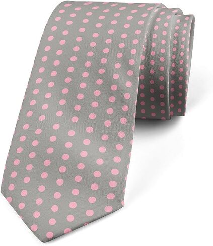Castle Fairy Polka Dots Men's Tie Fashion Simple Novelty Necktie for Party Wedding Holiday in Kuwait