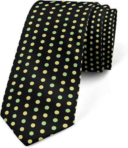 Castle Fairy Polka Dots Men's Tie Fashion Simple Novelty Necktie for Party Wedding Holiday in Kuwait