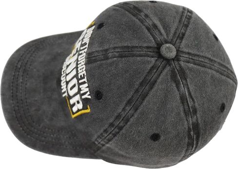 Don't Forget My Senior Hat for Women Men, Funny Adjustable Embroidered Gifts for Old People in Saudi Arabia