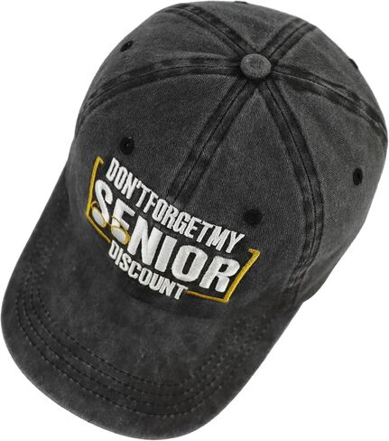 Don't Forget My Senior Hat for Women Men, Funny Adjustable Embroidered Gifts for Old People in Saudi Arabia