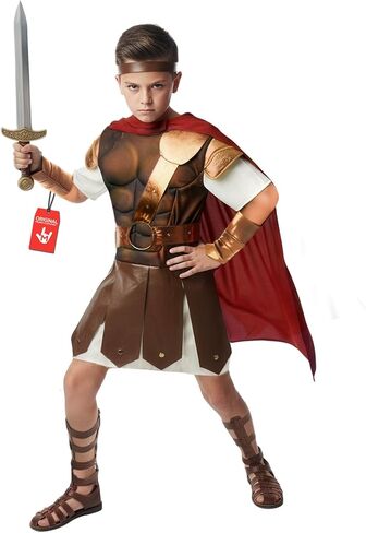 Morph Gladiator Costume Kid, Roman Gladiator Costume Kids, Boys Gladiators Costume, Boys Halloween Costume in Kuwait