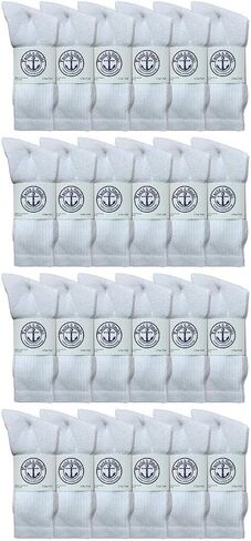 Yacht & Smith Mens Wholesale Bulk Cotton Socks, Athletic Sport Socks Shoe Size 10-13 in Kuwait