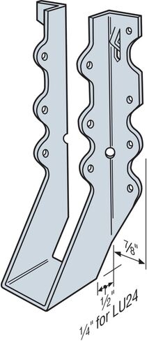 Simpson Strong Tie LU28 20-Gauge 2x8 Face Mount Joist Hanger 100-per box in Kuwait
