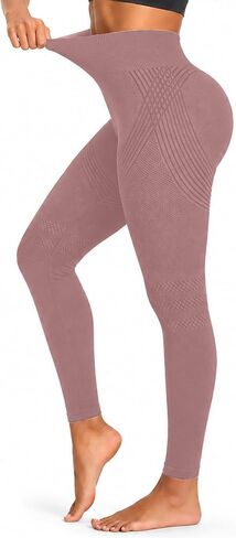 Anti Cellulite Leggings-3D High Waisted Elastic Breathable Hip Lifting Compression Leggings for Women in Kuwait