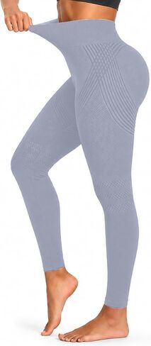 Anti Cellulite Leggings-3D High Waisted Elastic Breathable Hip Lifting Compression Leggings for Women in Kuwait