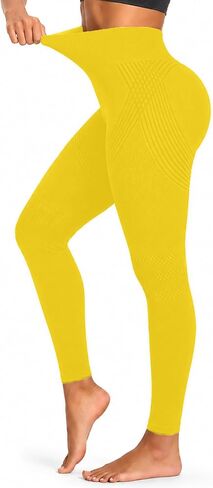 Anti Cellulite Leggings-3D High Waisted Elastic Breathable Hip Lifting Compression Leggings for Women in Kuwait