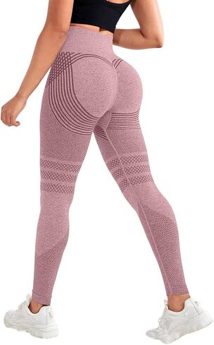 High Waisted and Hip Lifting Yoga Elastic Quick Drying Tight Pants, 2027 New Slimming Workout Yoga Pants in Kuwait