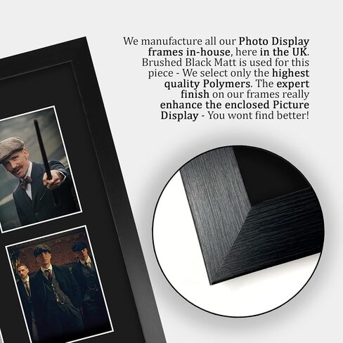 HWC Trading Cillian Murphy Paul Anderson & Joe Cole Peaky Blinders Tommy, Arthur & John 16 x 12 inch (A3) Printed Gifts Signed Autograph Picture for TV Show Fans - 16" x 12" Framed in Kuwait