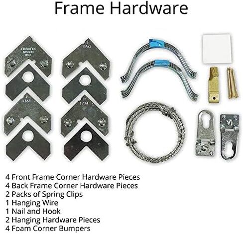 Frame It Easy 18 x 19 Gloss Gold Metal Frame (Hanover) in Saudi Arabia