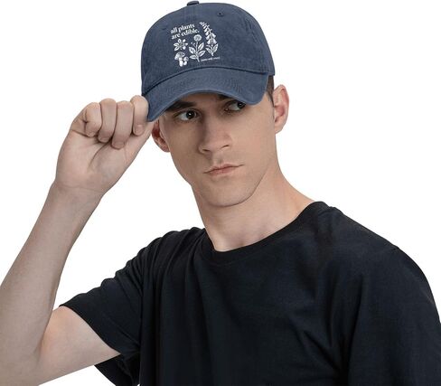 All Plants are Edibles Some Only-Once Hats for Mens Classic Washed Distressed in Kuwait