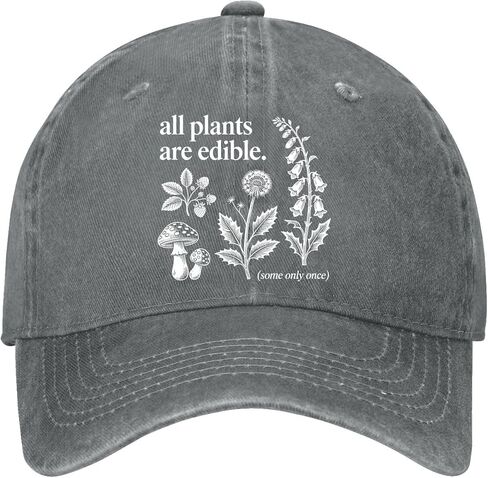 All Plants are Edibles Some Only-Once Hats for Mens Classic Washed Distressed in Kuwait