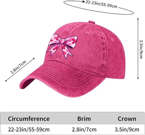 Camo-Bow camouflages Cute Coquettes Hat for Womens Trendy Washed Distressed in Kuwait