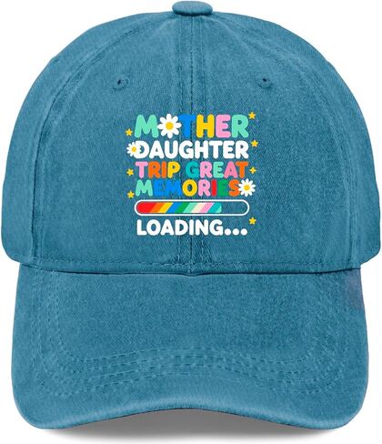 Mother Daughter Trip Great Memories Loading Hat for Women Stylish Washed in Kuwait