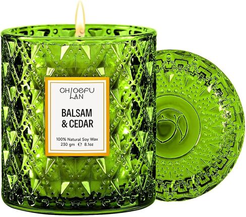 شمعة معطرة بالزيت العطري الطبيعي للفنادق، هدايا شموع الصويا المعطرة الفاخرة، معطرة للغاية، 8.1 أونصة، مزيج فريد لتعزيز النوم وتخفيف التوتر in Kuwait