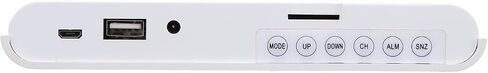 Weather Clock Wall Digital Display Garden Monitoring Indoor Outdoor Temperature Humidity Meter in Kuwait