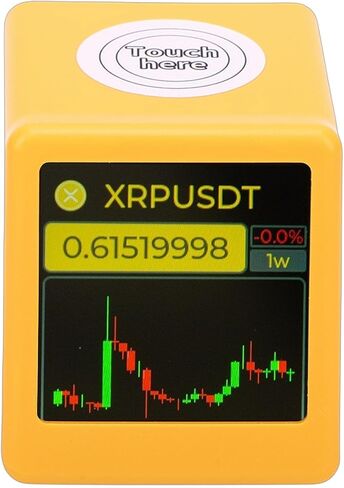 Fabater Stock Quote Display, Real Time Tracking for 1000+ Cryptocurrencies and US Stocks Bitcoin Ticker, Digital Clock with Weather Updates and Photo Album for Cryptocurrency Enthusiasts in Kuwait