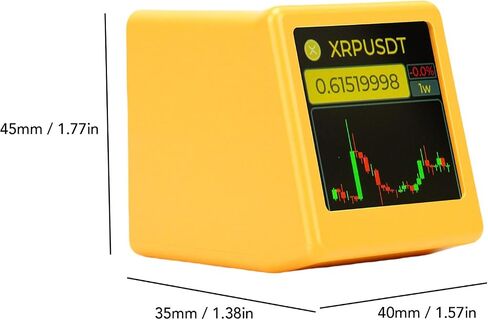 Fabater Stock Quote Display, Real Time Tracking for 1000+ Cryptocurrencies and US Stocks Bitcoin Ticker, Digital Clock with Weather Updates and Photo Album for Cryptocurrency Enthusiasts in Kuwait