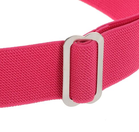 TEHAUX Youth Elastic Baseball Belt and Adults, Adjustable Softball Waistband in Hot Pink, Stretch Sports Belt Suitable for Team Uniforms and Youth Players in Saudi Arabia