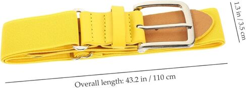 Baseball Belt Elastic Adjustable Softball Belt for Men and Women Youth Sports Waistband Stretchable for Outdoor Team Sports Random Color in Kuwait