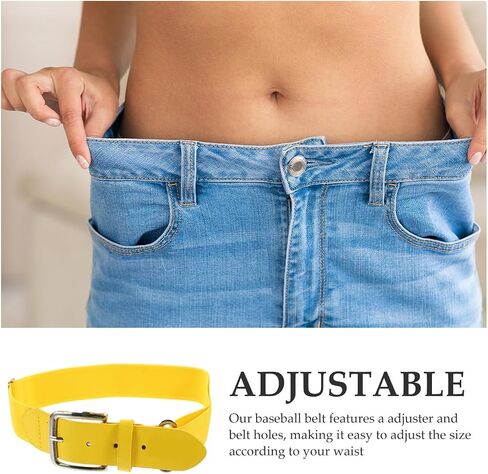 Baseball Belt Elastic Adjustable Softball Belt for Men and Women Youth Sports Waistband Stretchable for Outdoor Team Sports Random Color in Kuwait