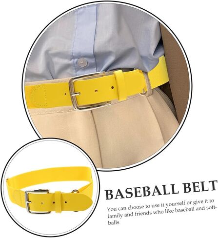 Baseball Belt Elastic Adjustable Softball Belt for Men and Women Youth Sports Waistband Stretchable for Outdoor Team Sports Random Color in Kuwait