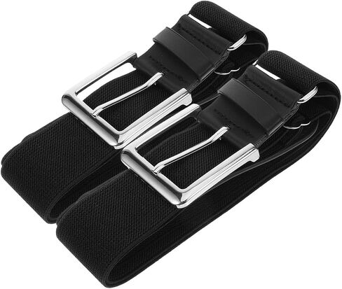 ULTECHNOVO 2pcs Adjustable Baseball Belt for Men and Youth, Black Elastic Stretch Sports Belt for Softball and Outdoor Activities in Kuwait
